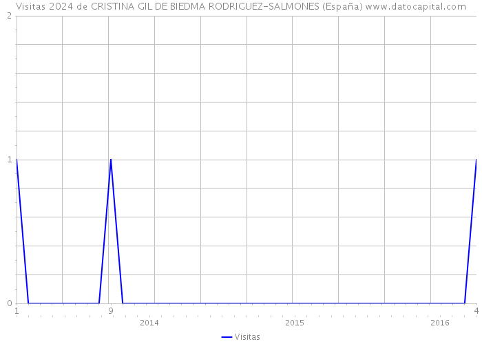 Visitas 2024 de CRISTINA GIL DE BIEDMA RODRIGUEZ-SALMONES (España) 