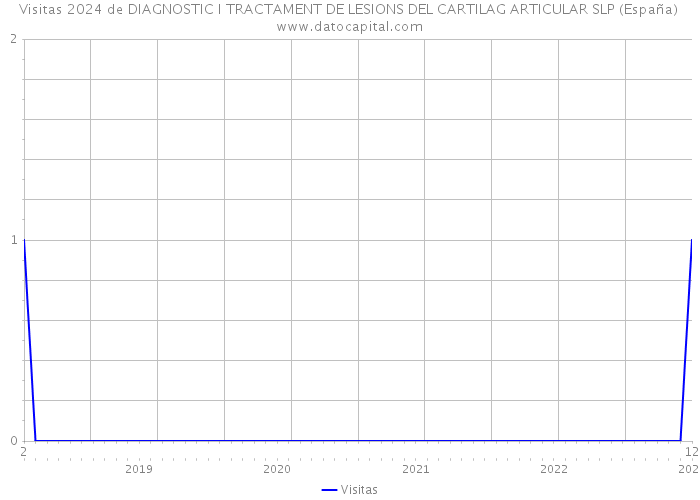 Visitas 2024 de DIAGNOSTIC I TRACTAMENT DE LESIONS DEL CARTILAG ARTICULAR SLP (España) 