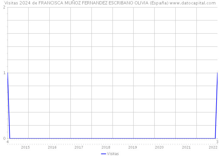 Visitas 2024 de FRANCISCA MUÑOZ FERNANDEZ ESCRIBANO OLIVIA (España) 