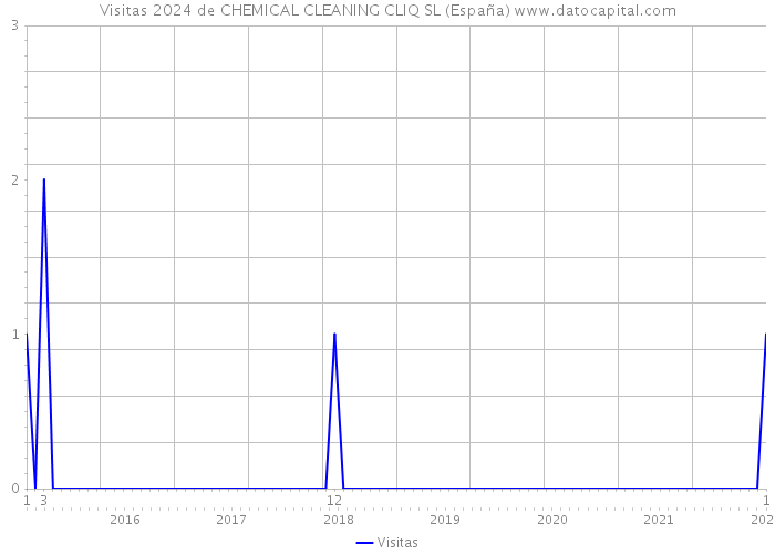 Visitas 2024 de CHEMICAL CLEANING CLIQ SL (España) 