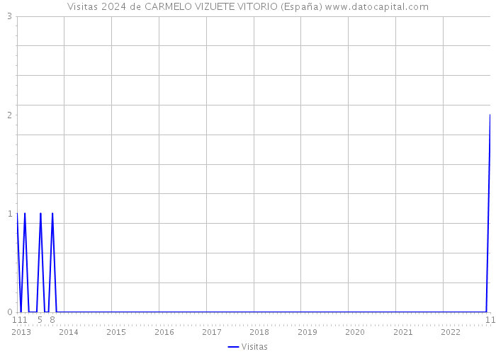 Visitas 2024 de CARMELO VIZUETE VITORIO (España) 