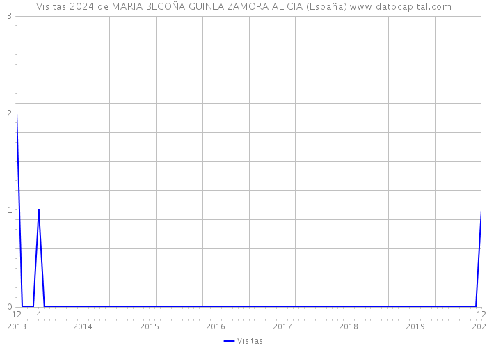 Visitas 2024 de MARIA BEGOÑA GUINEA ZAMORA ALICIA (España) 