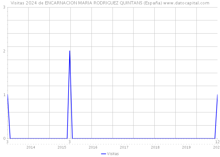 Visitas 2024 de ENCARNACION MARIA RODRIGUEZ QUINTANS (España) 