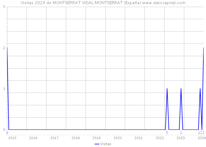 Visitas 2024 de MONTSERRAT VIDAL MONTSERRAT (España) 
