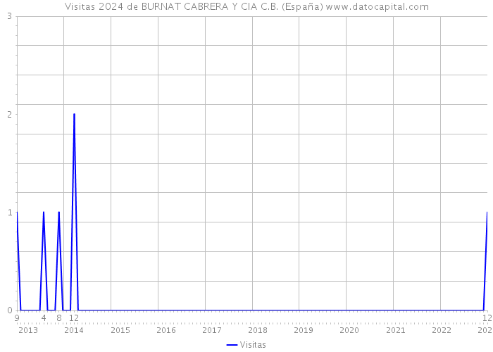 Visitas 2024 de BURNAT CABRERA Y CIA C.B. (España) 
