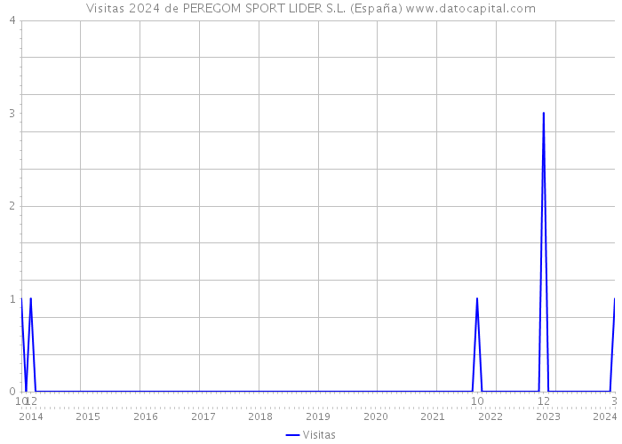 Visitas 2024 de PEREGOM SPORT LIDER S.L. (España) 