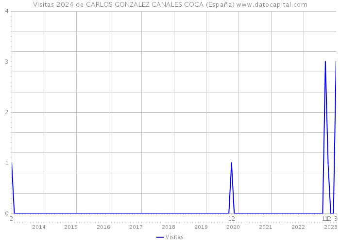 Visitas 2024 de CARLOS GONZALEZ CANALES COCA (España) 