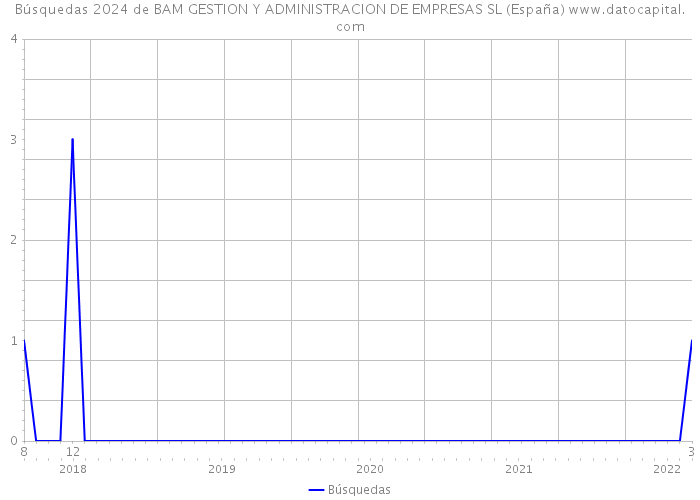Búsquedas 2024 de BAM GESTION Y ADMINISTRACION DE EMPRESAS SL (España) 