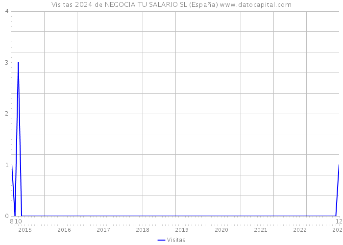 Visitas 2024 de NEGOCIA TU SALARIO SL (España) 