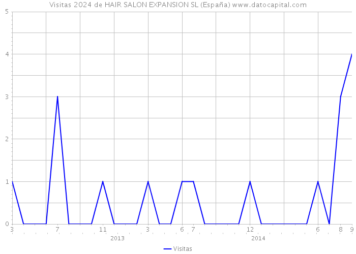Visitas 2024 de HAIR SALON EXPANSION SL (España) 