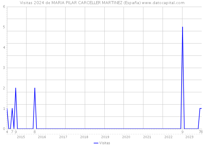 Visitas 2024 de MARIA PILAR CARCELLER MARTINEZ (España) 