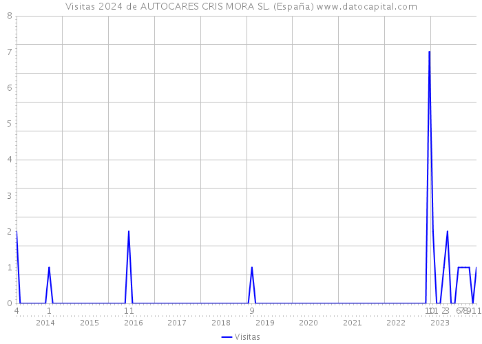 Visitas 2024 de AUTOCARES CRIS MORA SL. (España) 