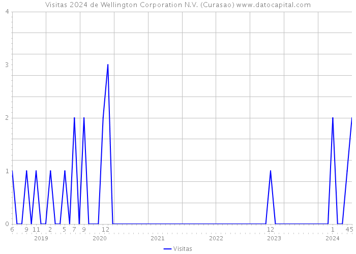 Visitas 2024 de Wellington Corporation N.V. (Curasao) 