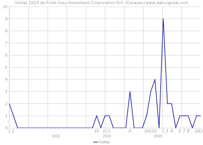 Visitas 2024 de Point Grey Investment Corporation N.V. (Curasao) 