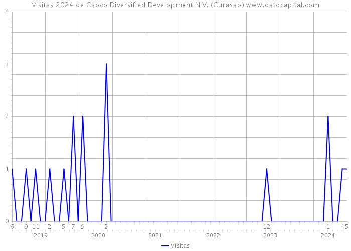 Visitas 2024 de Cabco Diversified Development N.V. (Curasao) 
