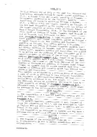 Deed of incorporation opening page (página 5)