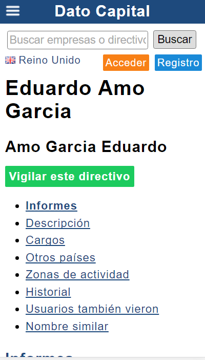 Dato Capital Perfil de directivo